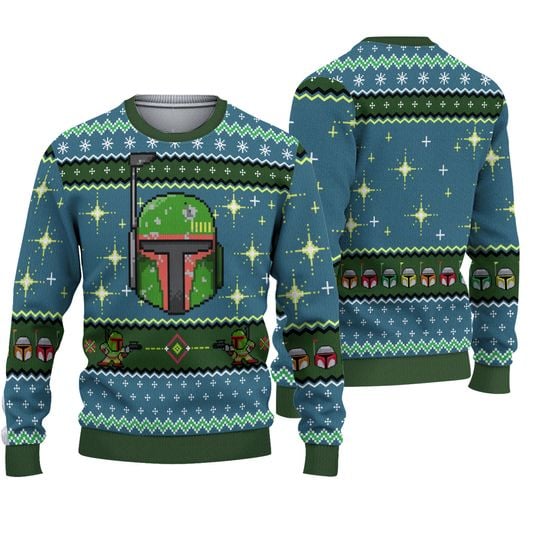Boba Fett Ugly Christmas Sweater - Image 2