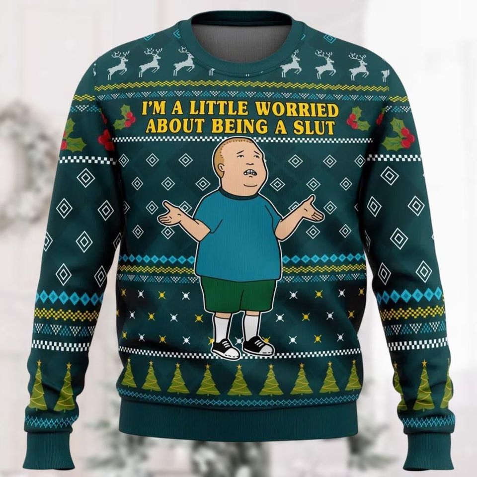 Bobby Hill Ugly Christmas Sweater, Fox King Of The Hill Sweatshirt