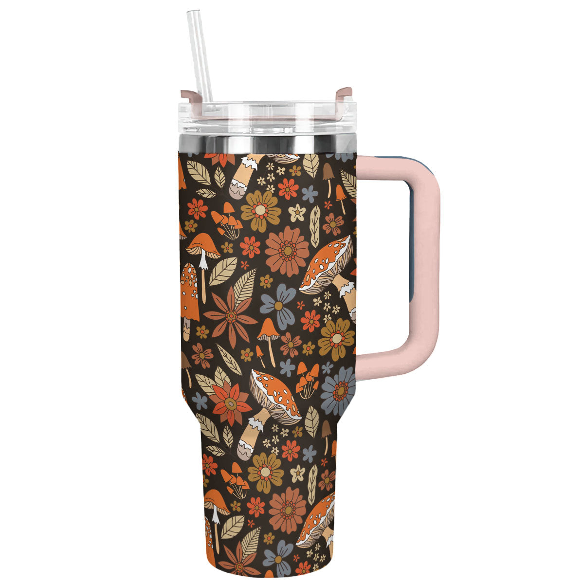 Boho Mushroom Bliss Custom Stanley Cup 40 oz 30 oz Tumbler With HandleTVC2301292