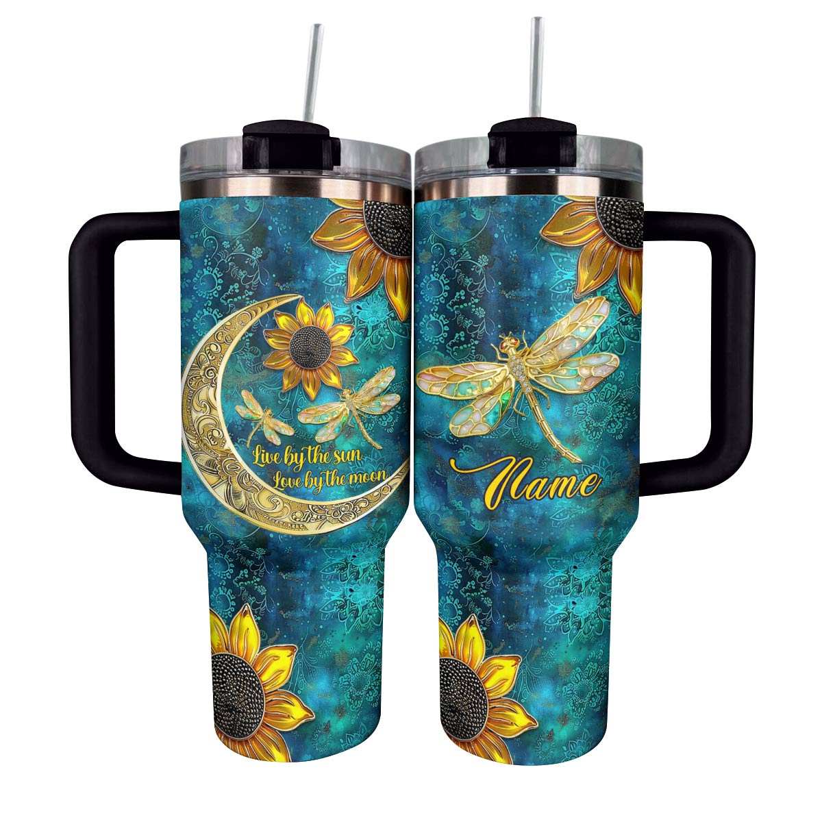 Boho Sun Moon Custom Stanley Cup 40 oz 30 oz Tumbler With HandleTVC2301793