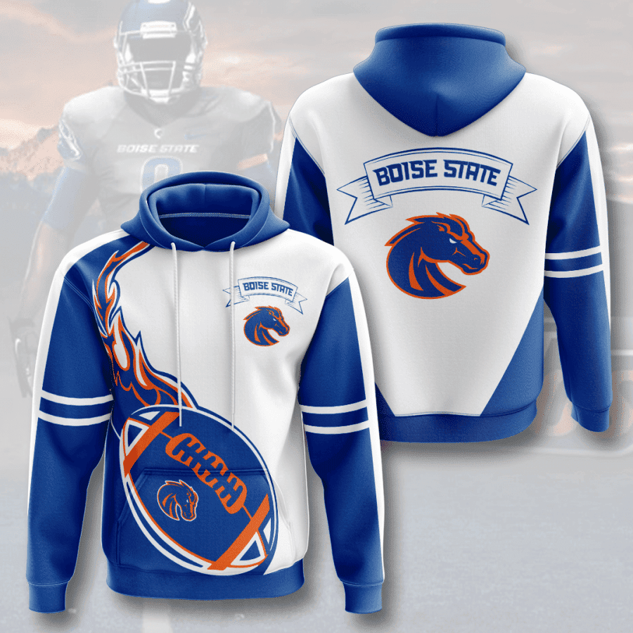 Boise State Broncos 3D All Over Print Hoodie, Zip Hoodie