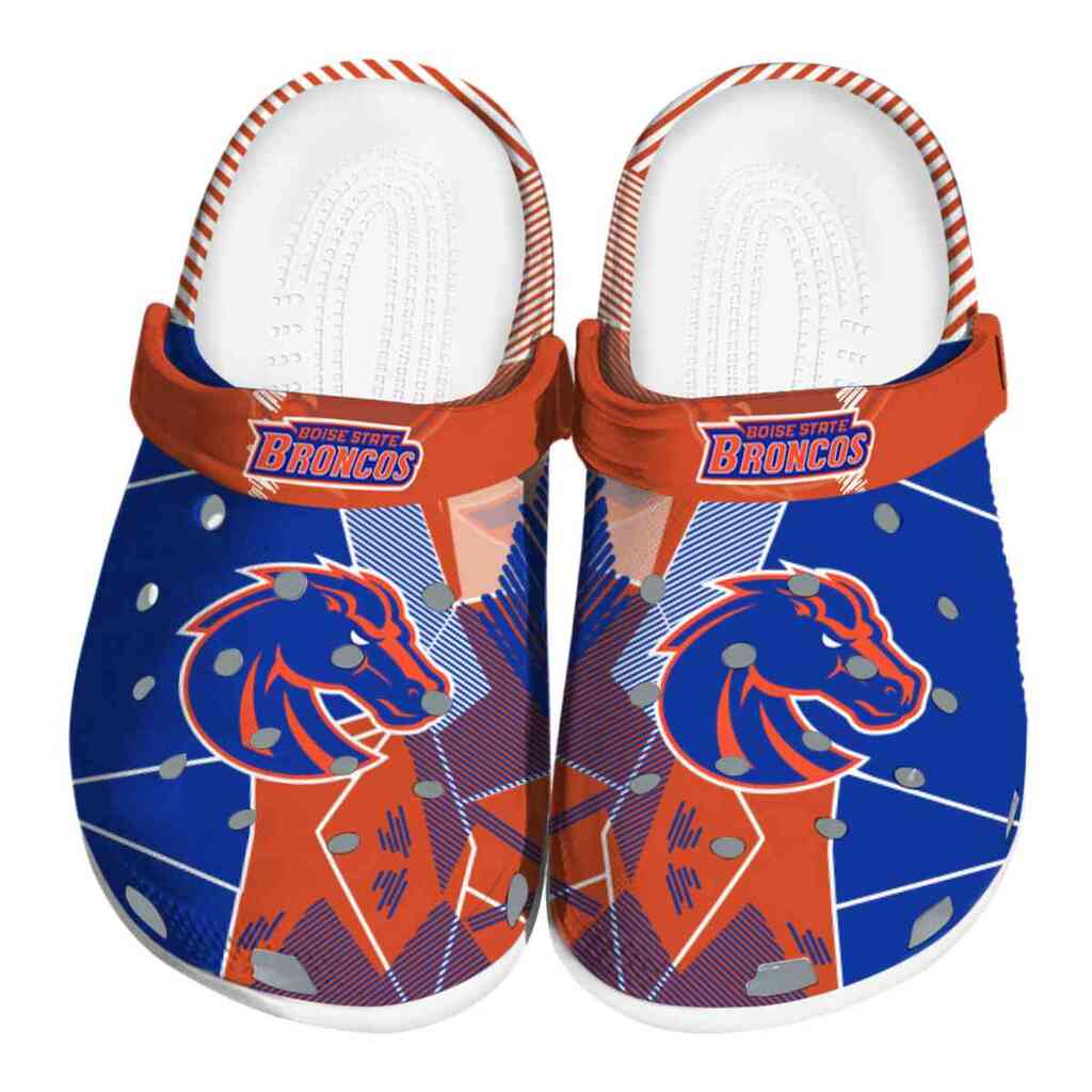 Boise State Broncos Geometric Background ClogTVC1801810