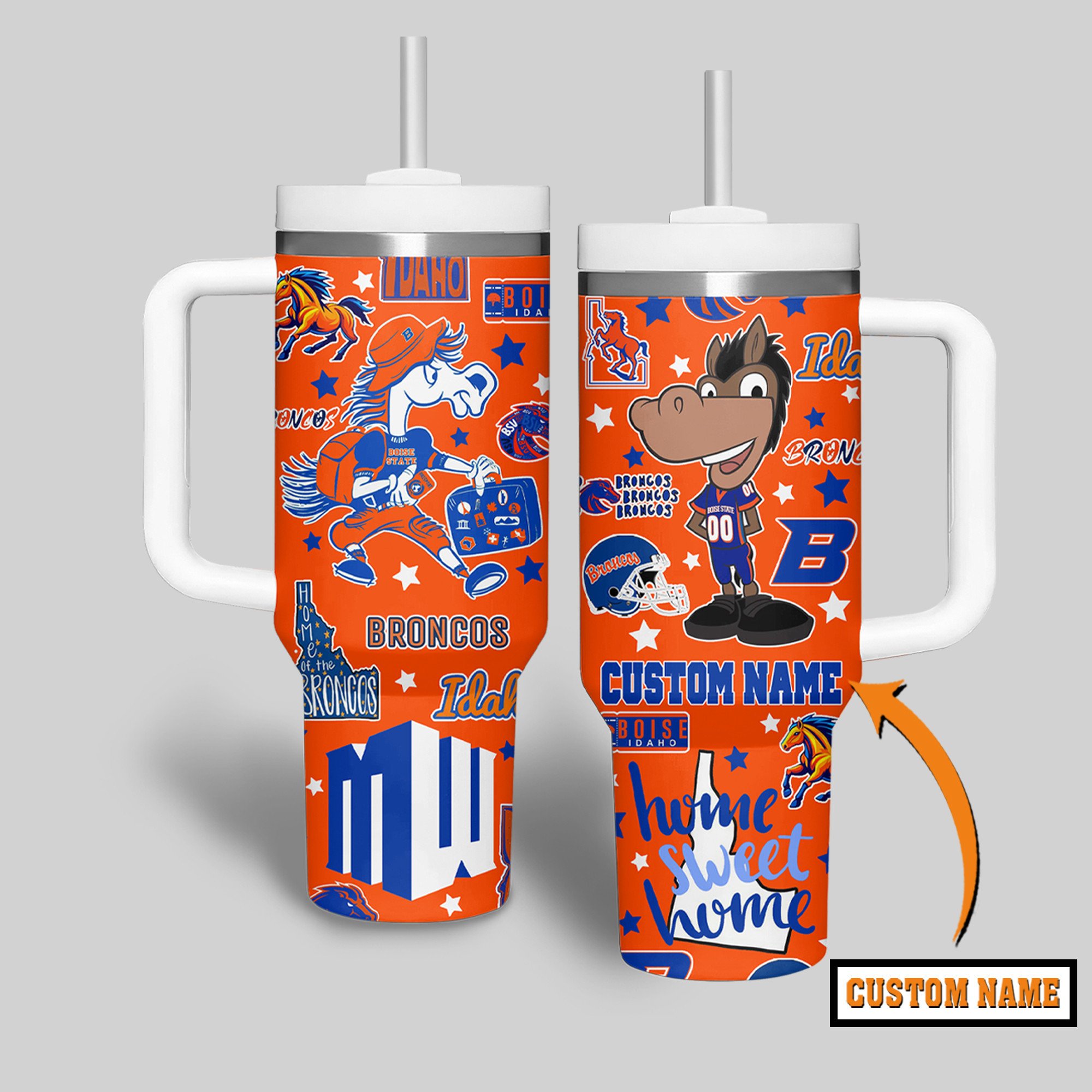Boise State Broncos NCAA Custom Stanley Cup 40 oz 30 oz Tumbler With HandleTVC2301278