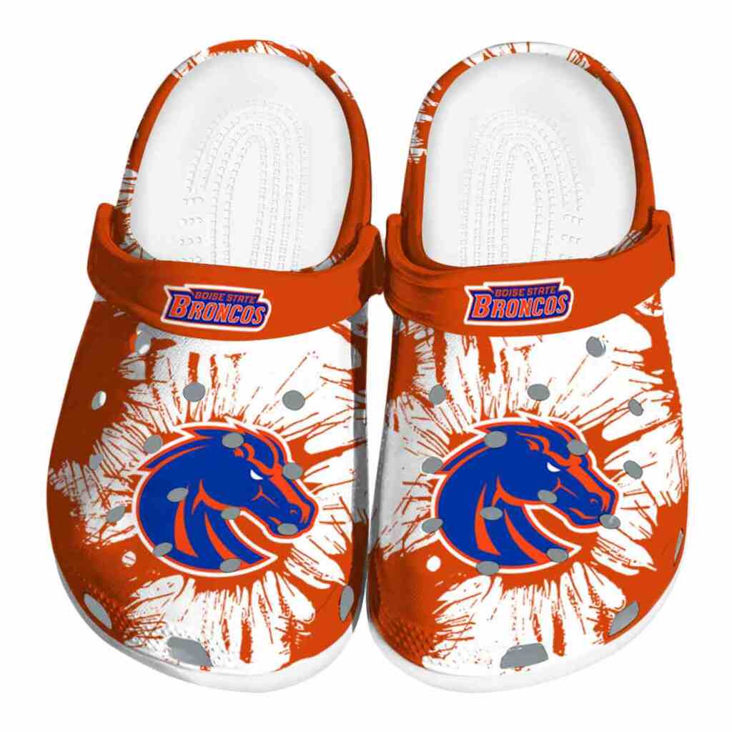 Boise State Broncos Splatter Graphics ClogTVC1801749