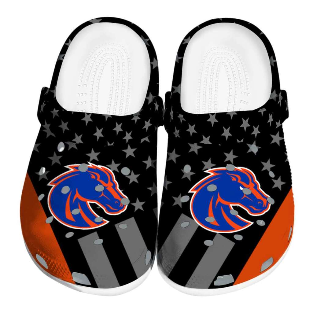 Boise State Broncos Stellar Stripes Theme ClogTVC1801778