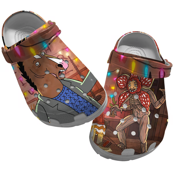 BoJack Horseman TV Series Crocs Crocband Clogs Shoes Comfortable For Men Women and Kids