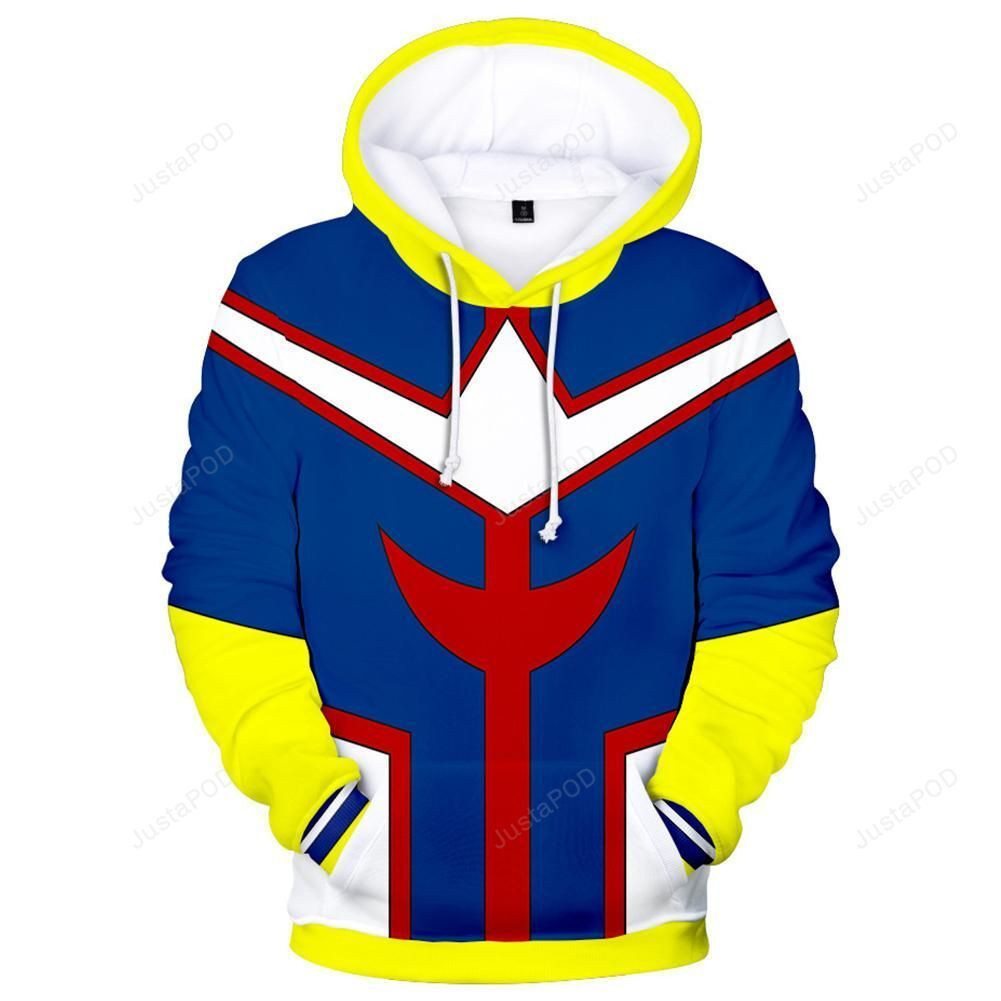 Boku No Hero My Hero Academia All Might 3D All Over Print Hoodie, Zip Hoodie