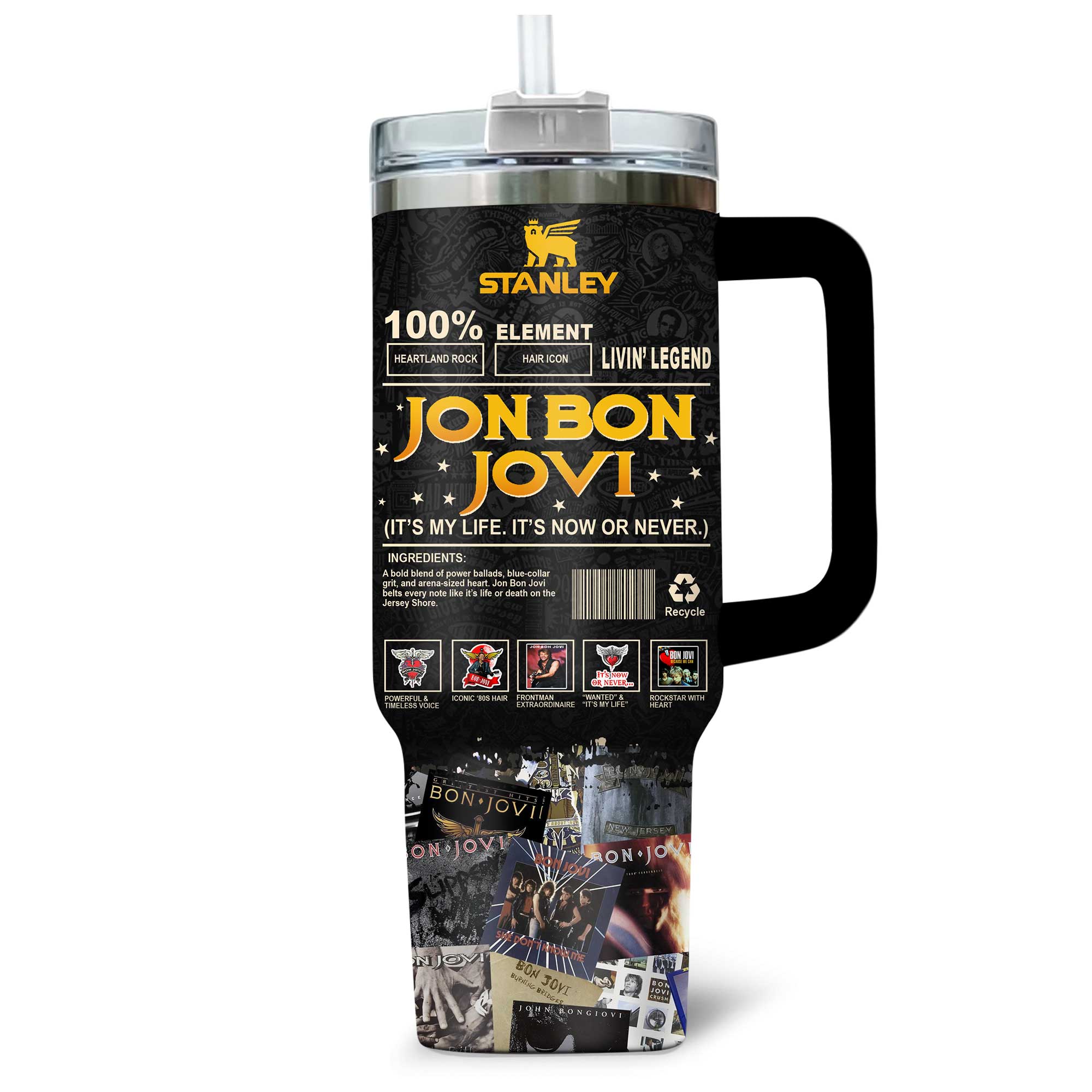 Bon Jovi Music Custom Stanley Cup 40 oz 30 oz Tumbler With HandleTVC2301171 - Image 3
