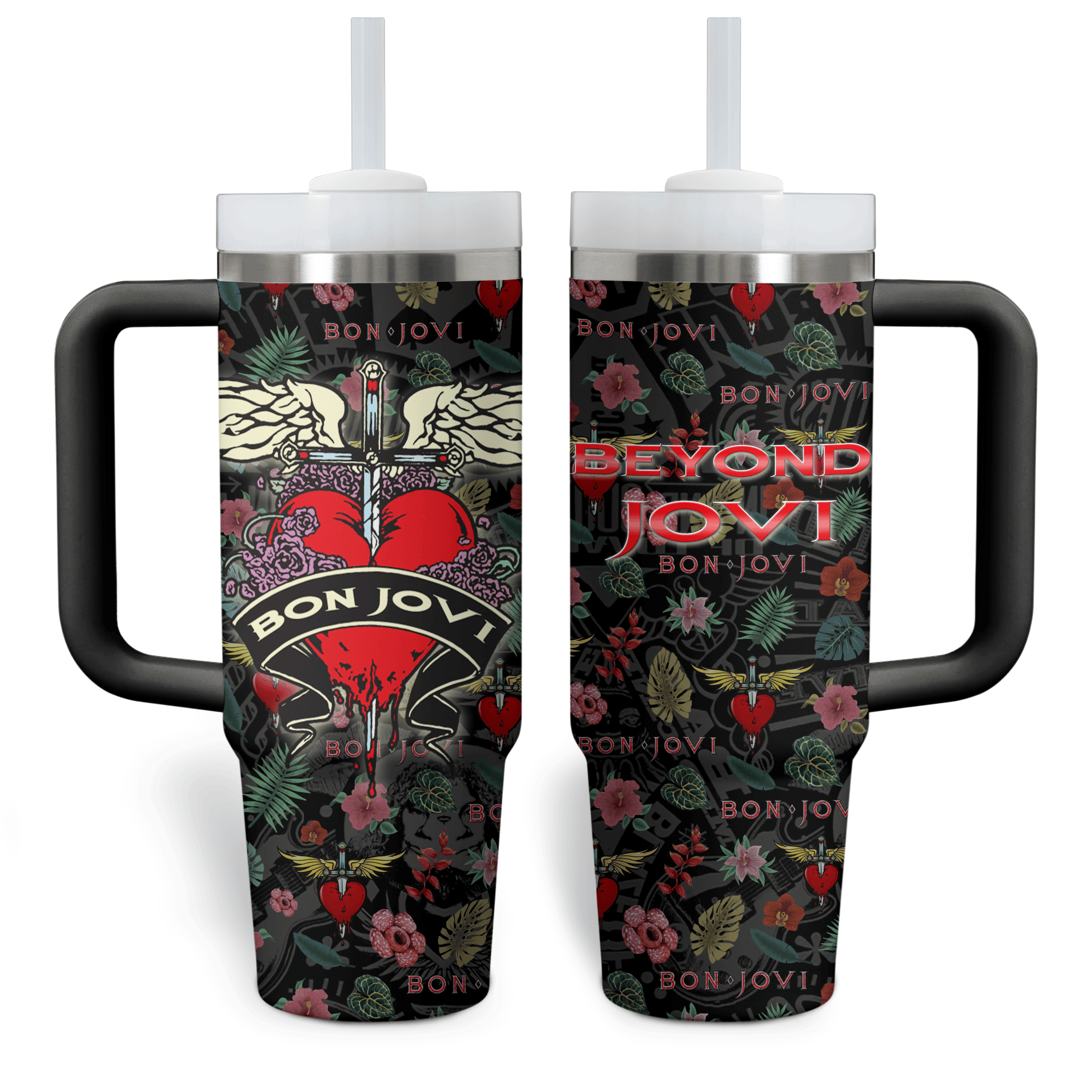 Bon Jovi Music Custom Stanley Cup 40 oz 30 oz Tumbler With HandleTVC2301695