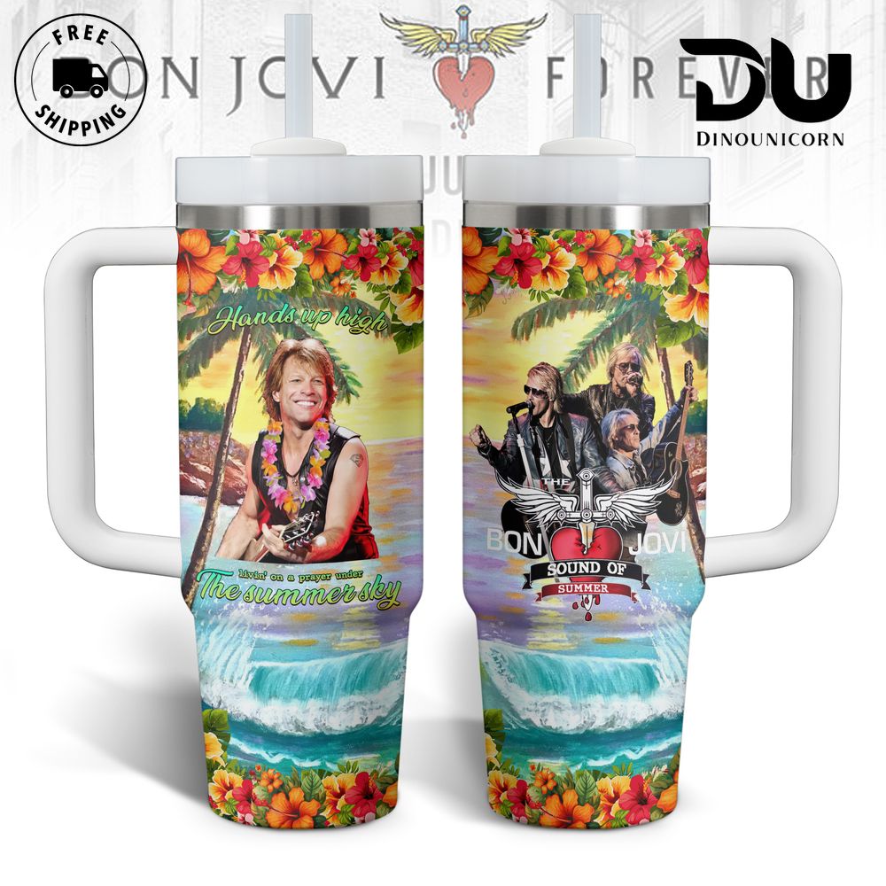 Bon Jovi Music Custom Stanley Cup 40 oz 30 oz Tumbler With HandleTVC2301710