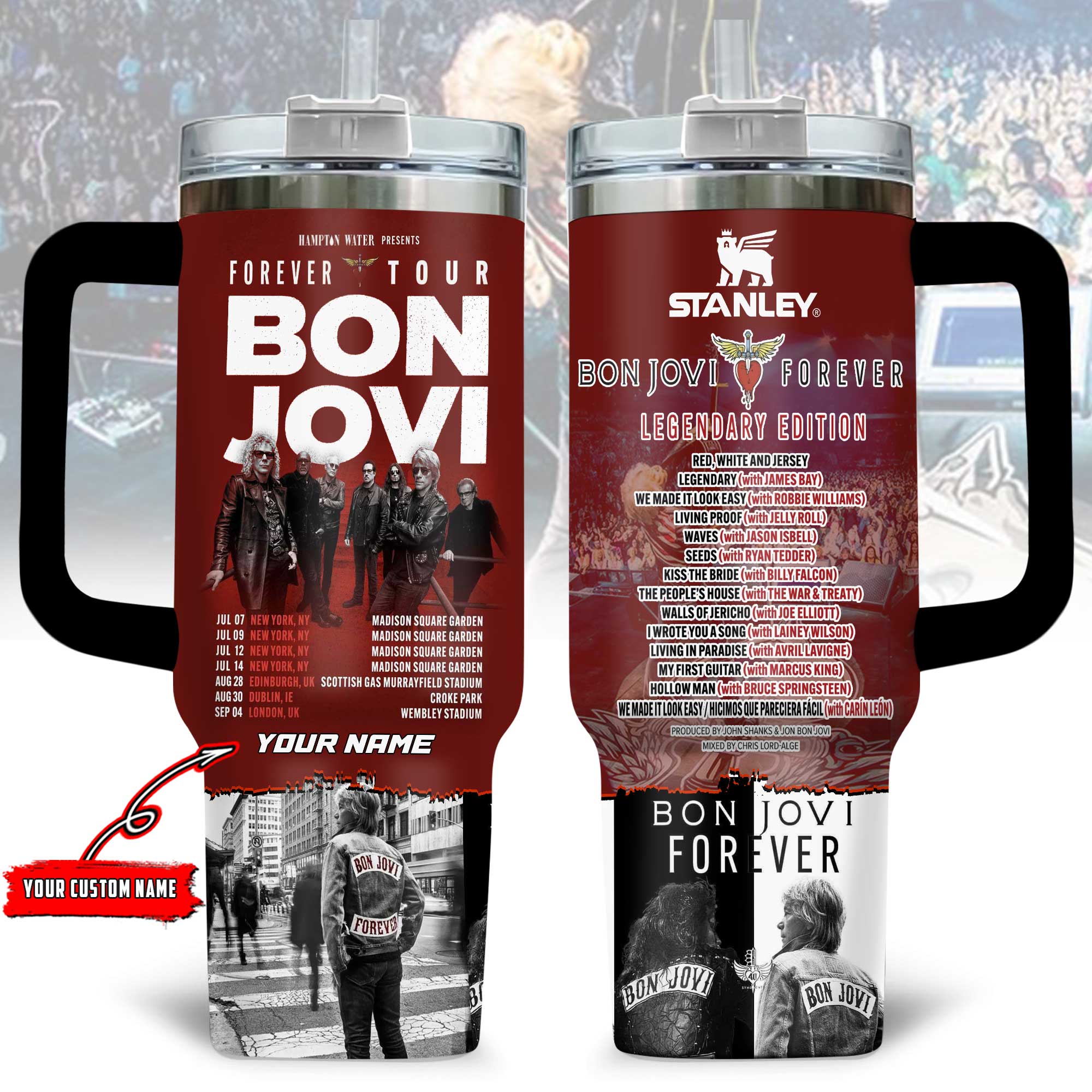 Bon Jovi Music Custom Stanley Cup 40 oz 30 oz Tumbler With HandleTVC230195
