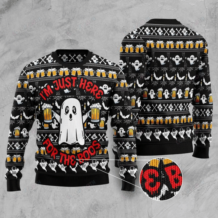 Boo Beer Ugly Christmas Sweater Adult 3D Funny Matching for family