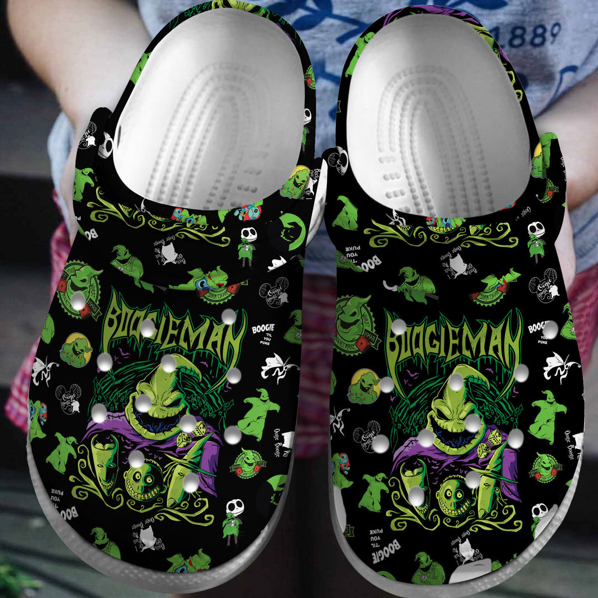 Boogeyman Cartoon Crocs Crocband Clogs Shoes Comfortable For Men Women and Kids