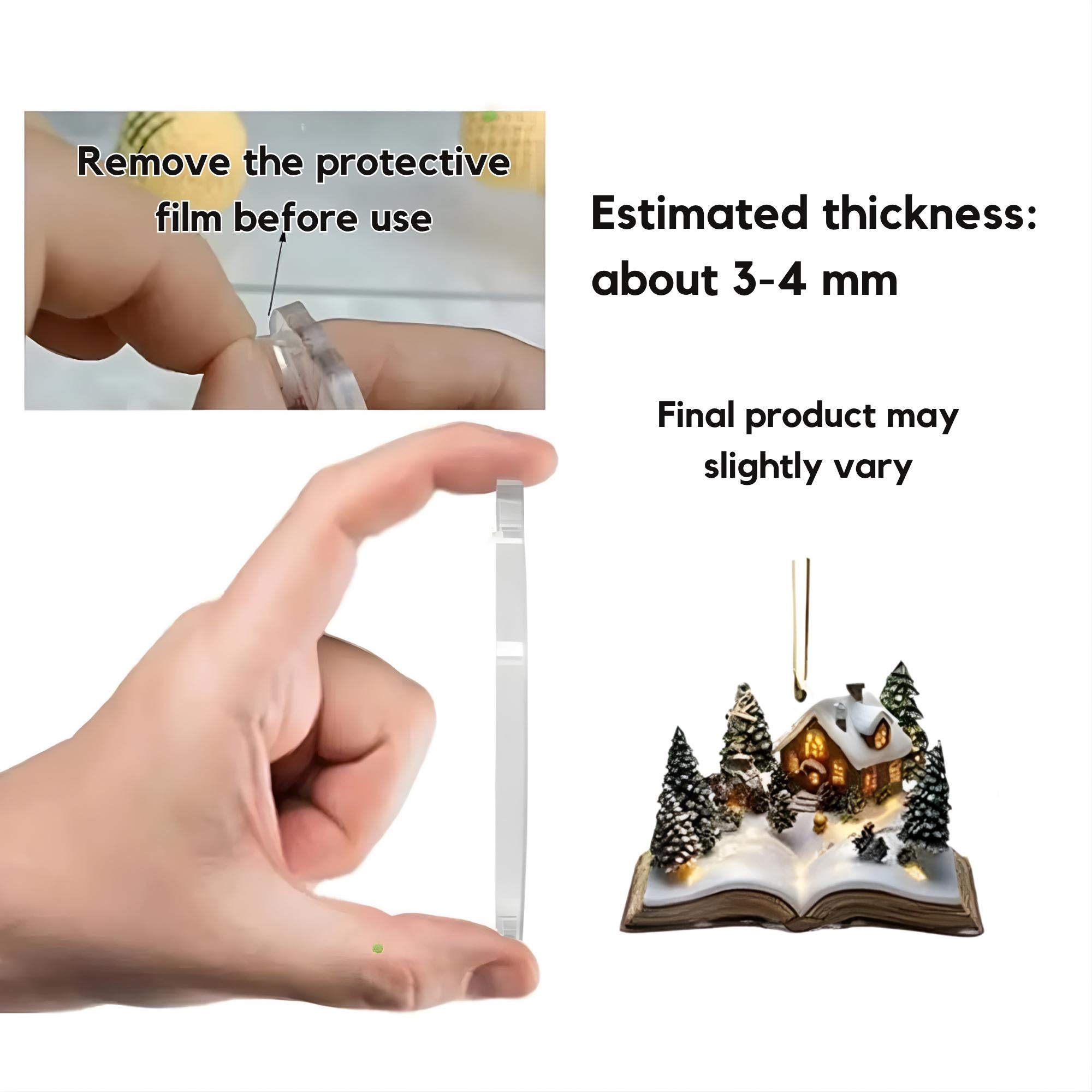 Book Advent Calendar 2025, Christmas Advent Calendars, 24 Days Xmas Calendar Countdown, Xmas Hanging Decorations For Book Lovers - Image 5