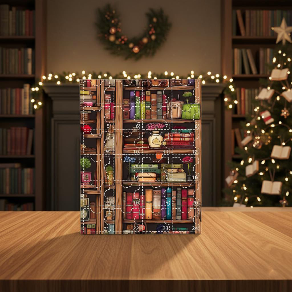Book Advent Calendar 2025, Christmas Advent Calendars, 24 Days Xmas Calendar Countdown, Xmas Hanging Decorations For Book Lovers - Image 3