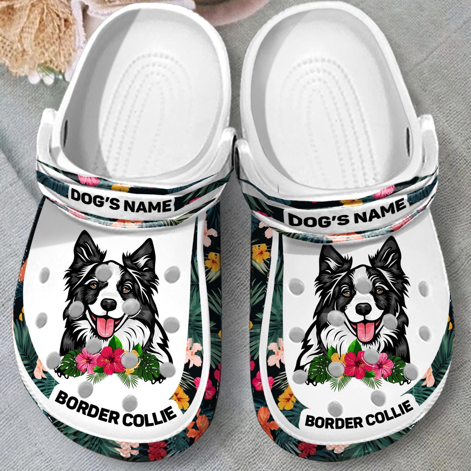 Border Collie Dog Crocs Crocband Clogs Shoes Comfortable For Men Women and Kids - Image 6
