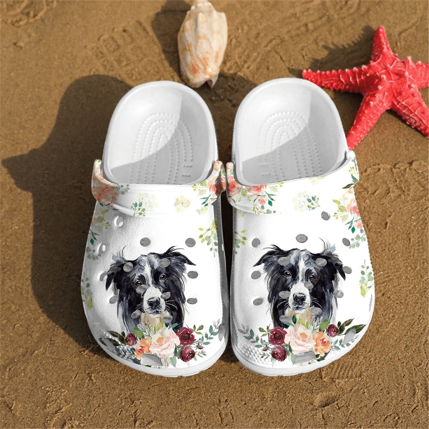 Border Collie shoes Crocs Crocband Clogs Shoes For Men Women