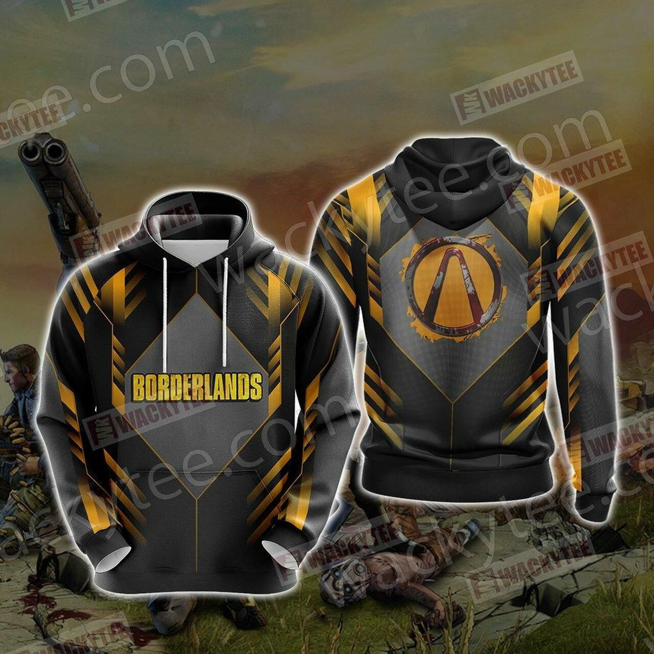 Borderlands New Unisex 3D All Over Print Hoodie, Zip Hoodie