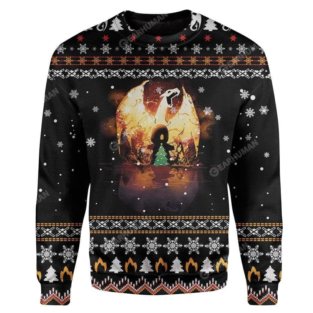 Boreal Dragon For Unisex Ugly Christmas Sweater Adult 3D Funny Matching for family
