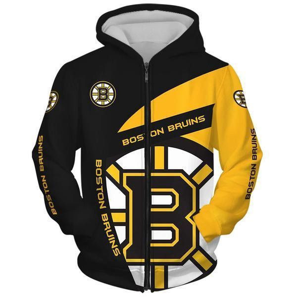 BOSTON BRUINS 3D All Over Print Hoodie, Zip Hoodie