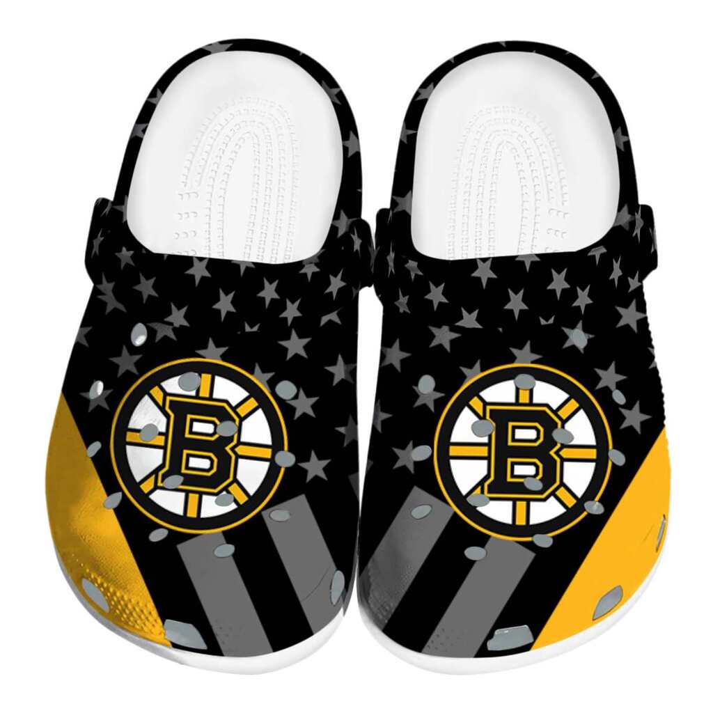 Boston Bruins Stellar Stripes Theme ClogTVC1801873