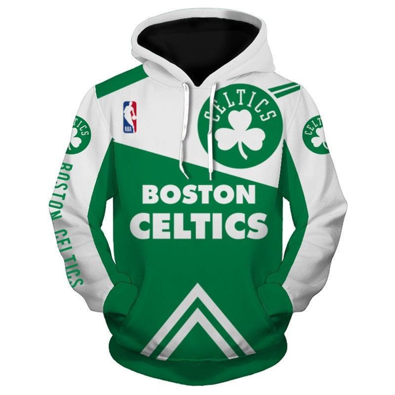 Boston Celtics 3D All Over Print Hoodie, Zip Hoodie