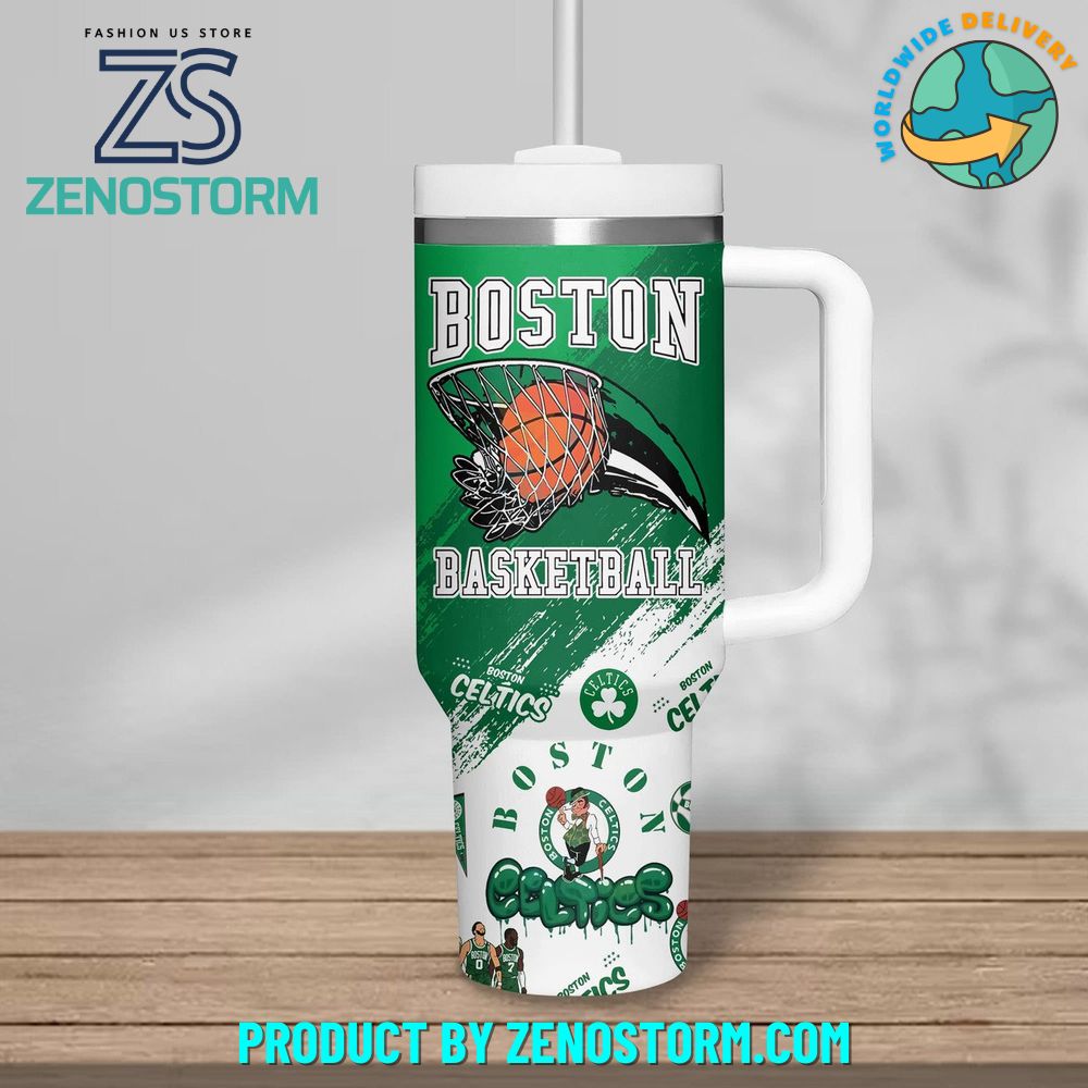 Boston Celtics NBA Custom Stanley Cup 40 oz 30 oz Tumbler With HandleTVC2301416 - Image 3