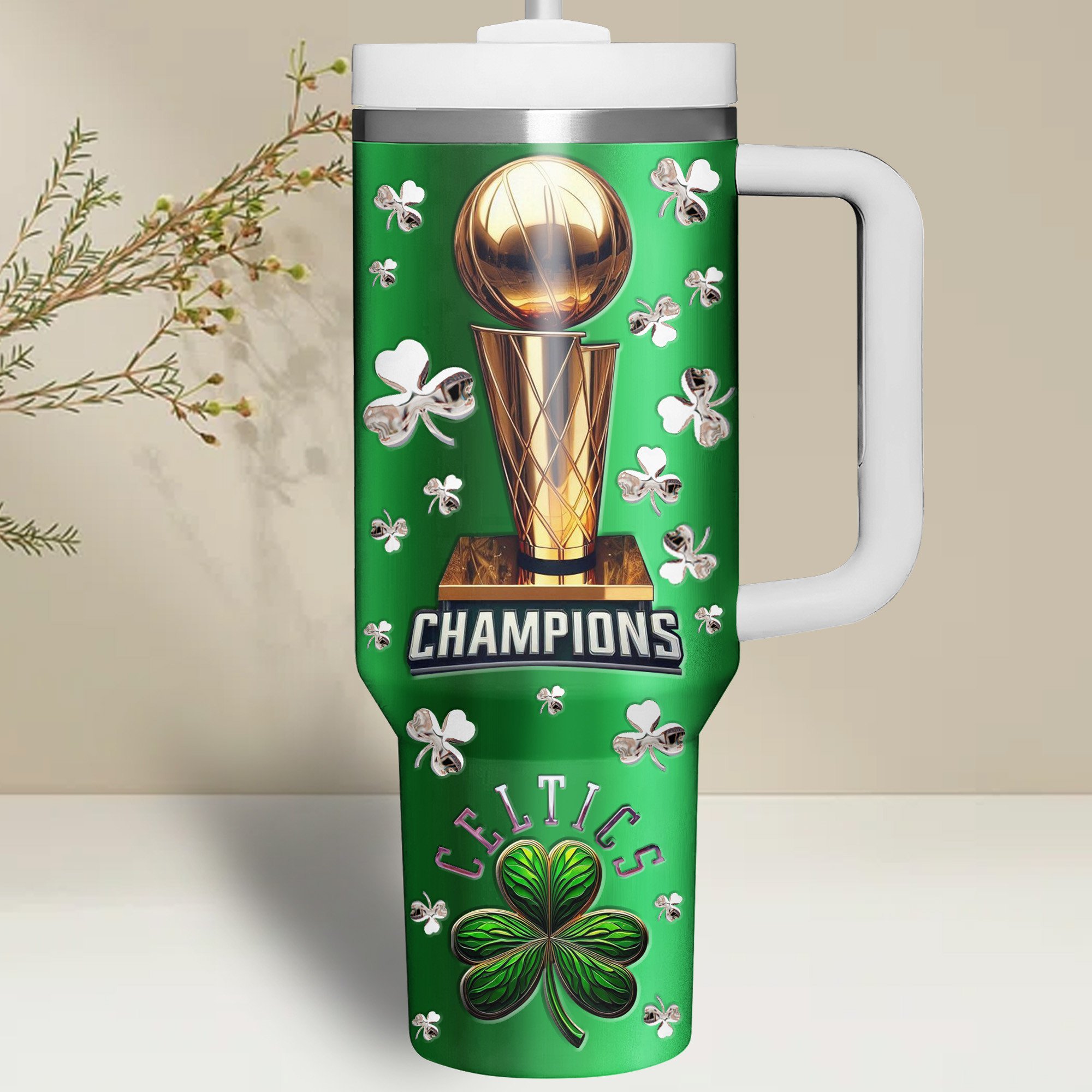 Boston Celtics NBA Custom Stanley Cup 40 oz 30 oz Tumbler With HandleTVC2301508 - Image 3