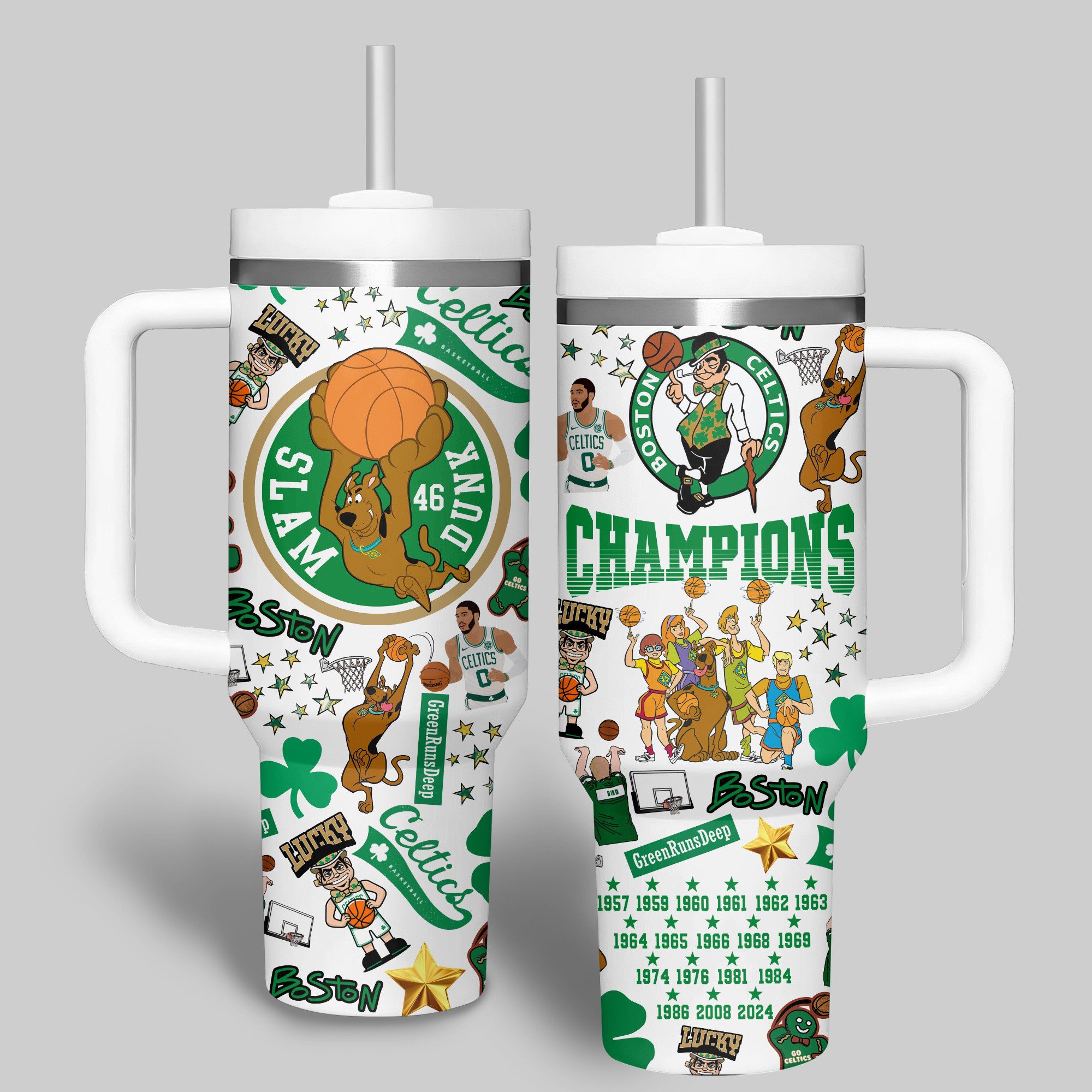 Boston Celtics NBA Custom Stanley Cup 40 oz 30 oz Tumbler With HandleTVC2301516