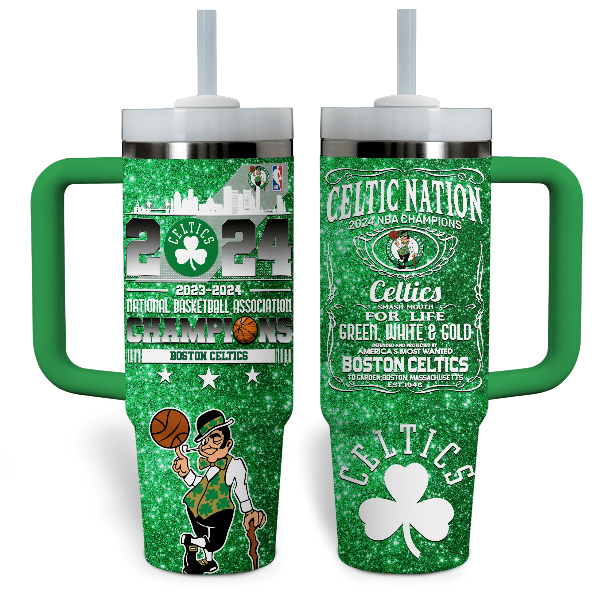 Boston Celtics NBA Custom Stanley Cup 40 oz 30 oz Tumbler With HandleTVC2301528