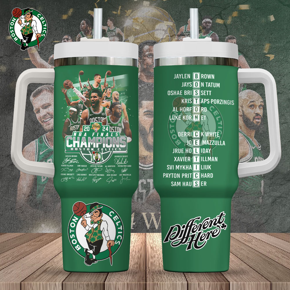 Boston Celtics NBA Custom Stanley Cup 40 oz 30 oz Tumbler With HandleTVC2301719