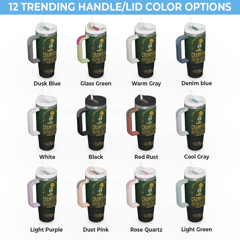 Boston Celtics NBA Custom Stanley Cup 40 oz 30 oz Tumbler With HandleTVC2301719 - Image 4
