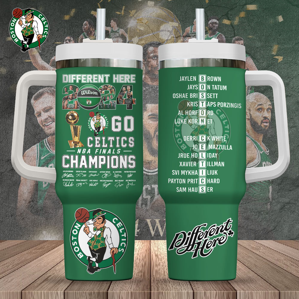 Boston Celtics NBA Custom Stanley Cup 40 oz 30 oz Tumbler With HandleTVC2301719