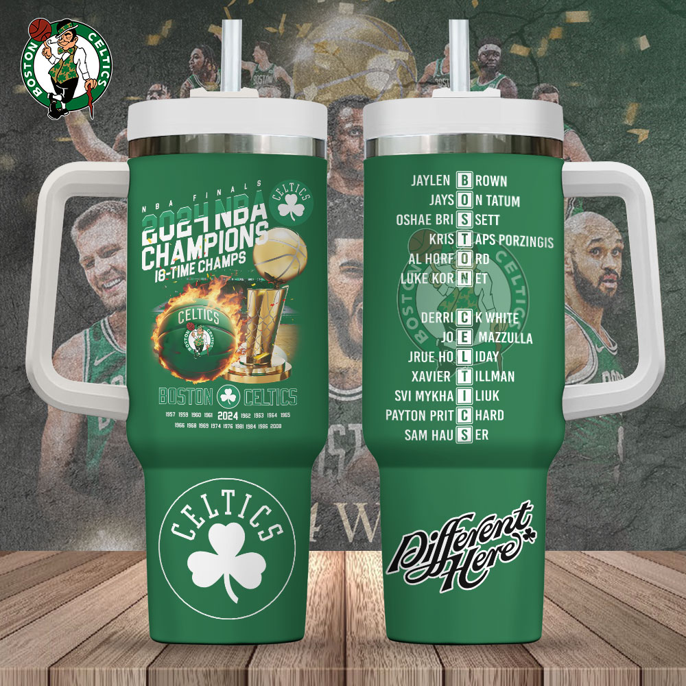 Boston Celtics NBA Custom Stanley Cup 40 oz 30 oz Tumbler With HandleTVC2301720