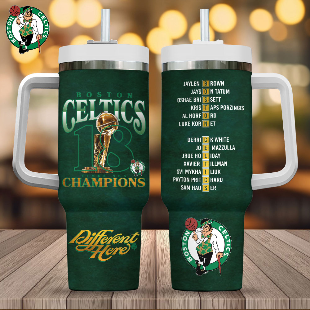 Boston Celtics NBA Custom Stanley Cup 40 oz 30 oz Tumbler With HandleTVC2301721