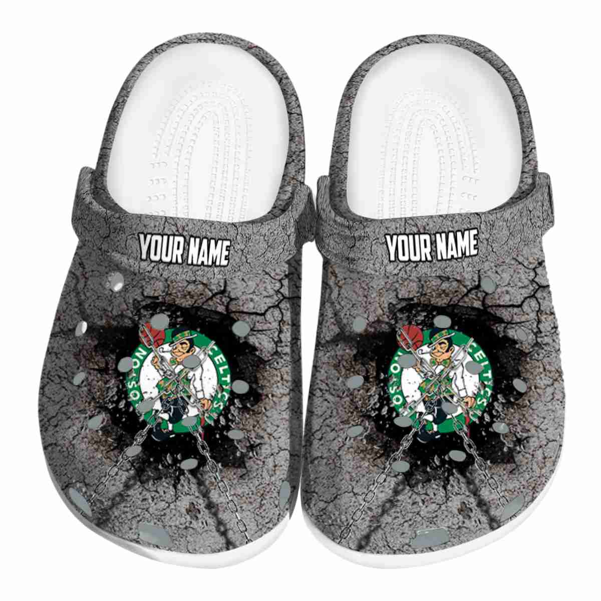 Boston Celtics NBA Sport Crocs Crocband Clogs Shoes Comfortable For Men Women and Kids
