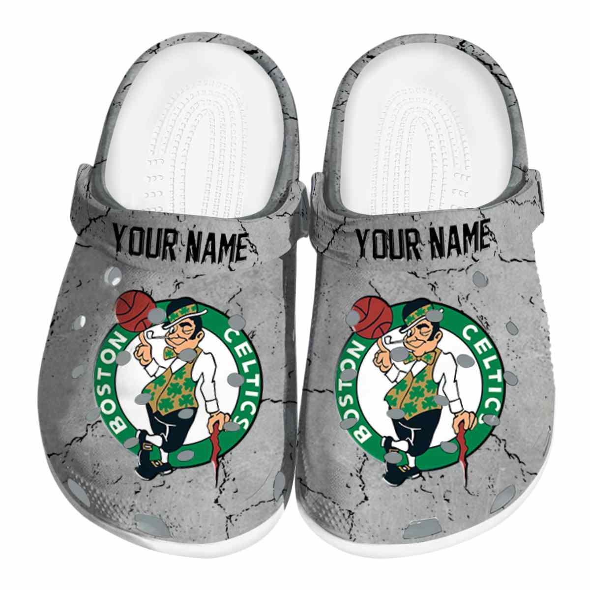 Boston Celtics NBA Sport Crocs Crocband Clogs Shoes Comfortable For Men Women and Kids