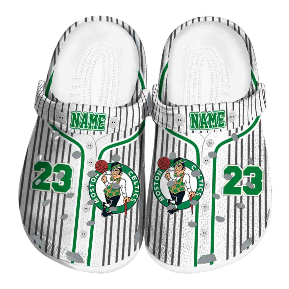 Boston Celtics NBA Sport Crocs Crocband Clogs Shoes Comfortable For Men Women and Kids