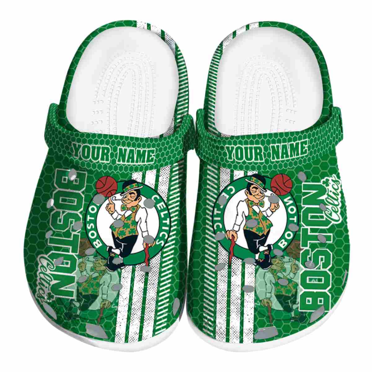 Boston Celtics NBA Sport Crocs Crocband Clogs Shoes Comfortable For Men Women and Kids