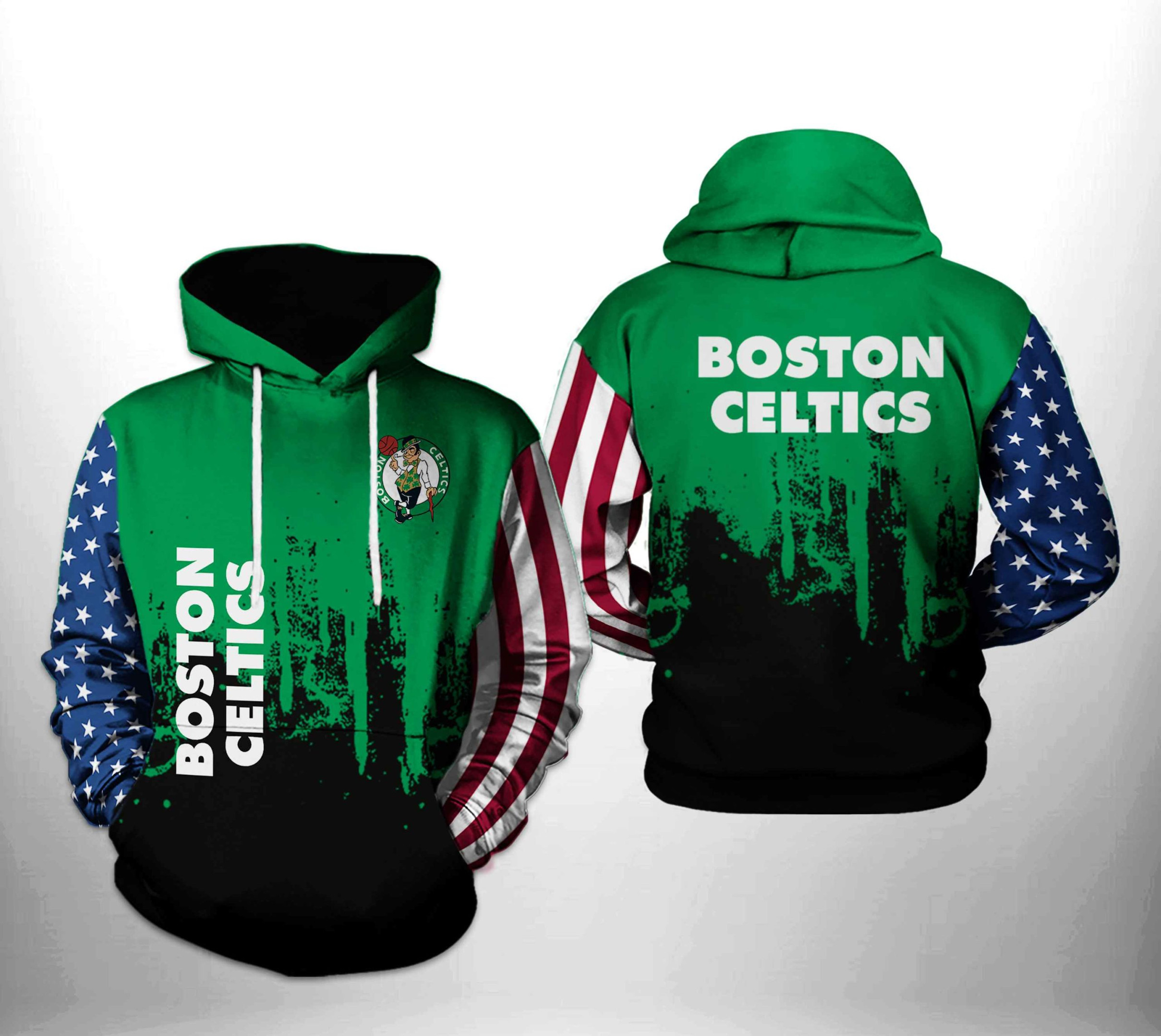 Boston Celtics NBA Team US 3D All Over Print Hoodie, Zip Hoodie