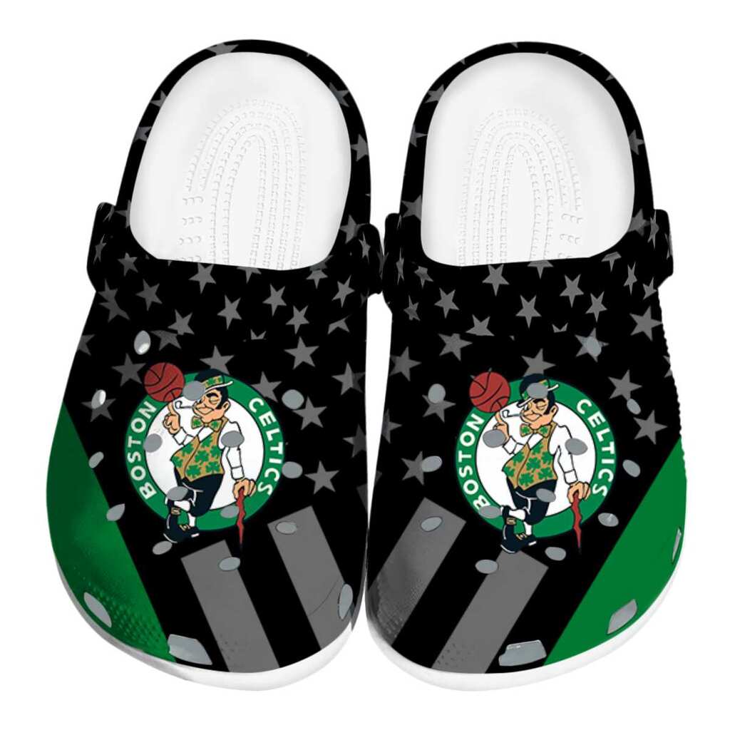 Boston Celtics Stellar Stripes Theme ClogTVC1801912