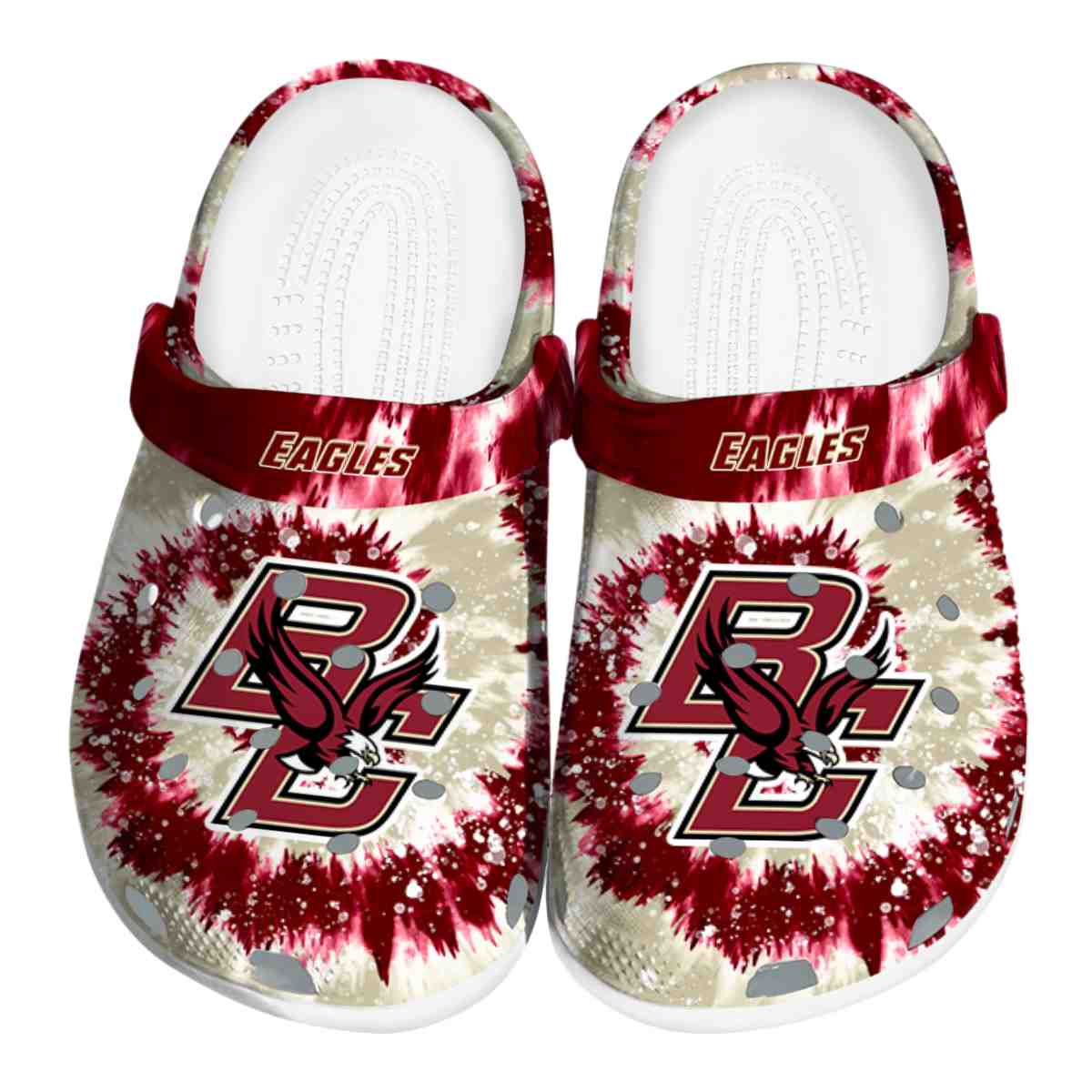 Boston College Eagles NCAA Sport Crocs Crocband Clogs Shoes Comfortable For Men Women and Kids
