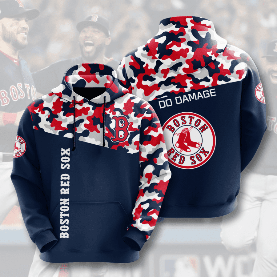 Boston Red Sox 3D All Over Print Hoodie, Zip Hoodie