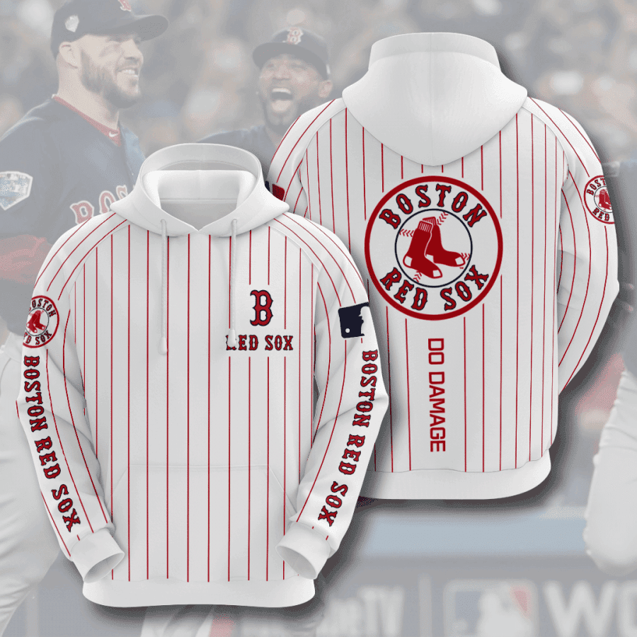 Boston Red Sox 3D All Over Print Hoodie, Zip Hoodie