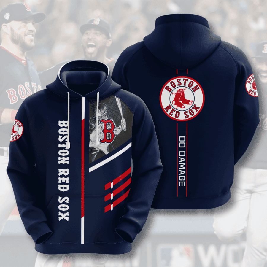 Boston Red Sox 3D All Over Print Hoodie, Zip Hoodie