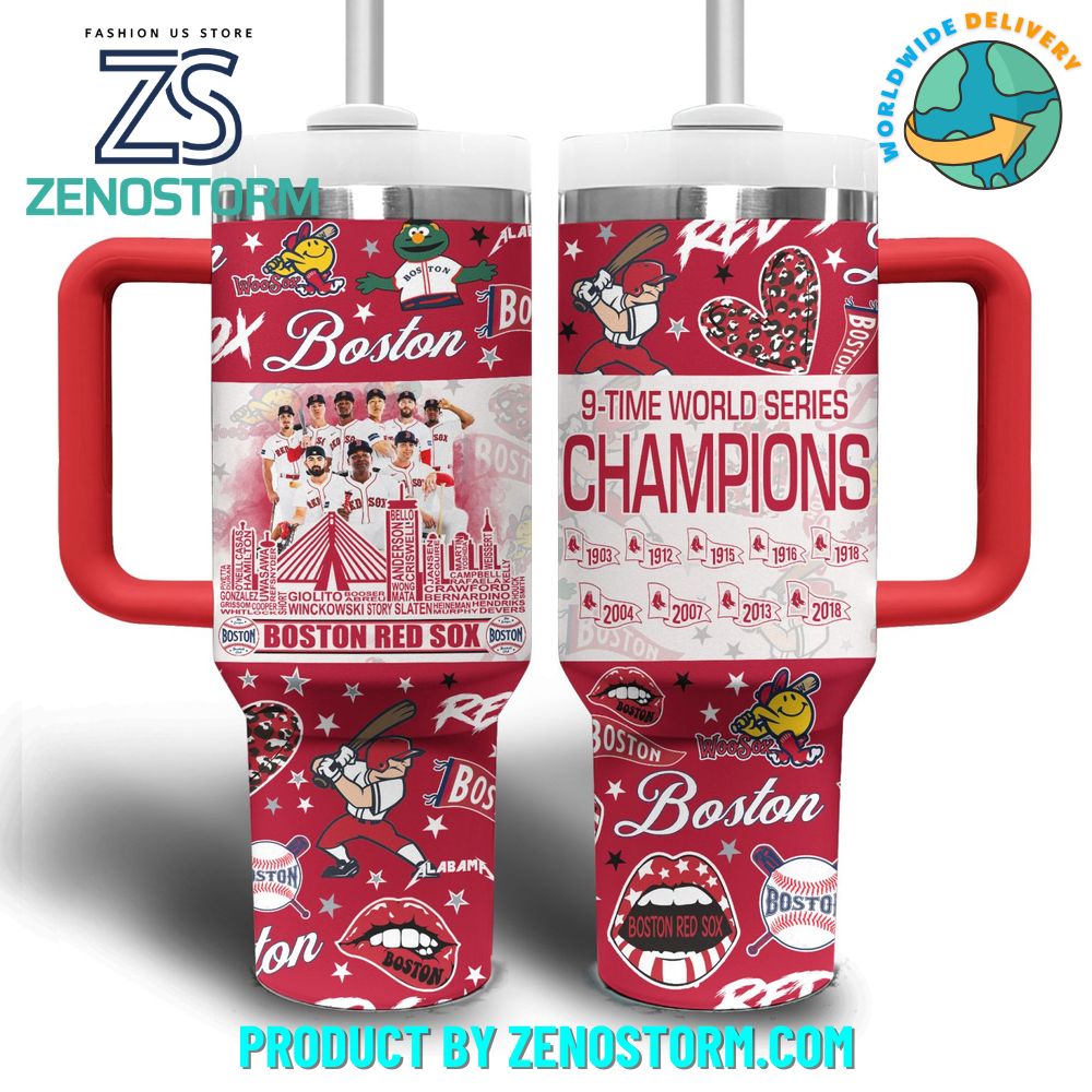 Boston Red Sox MLB Custom Stanley Cup 40 oz 30 oz Tumbler With HandleTVC2301416 - Image 2