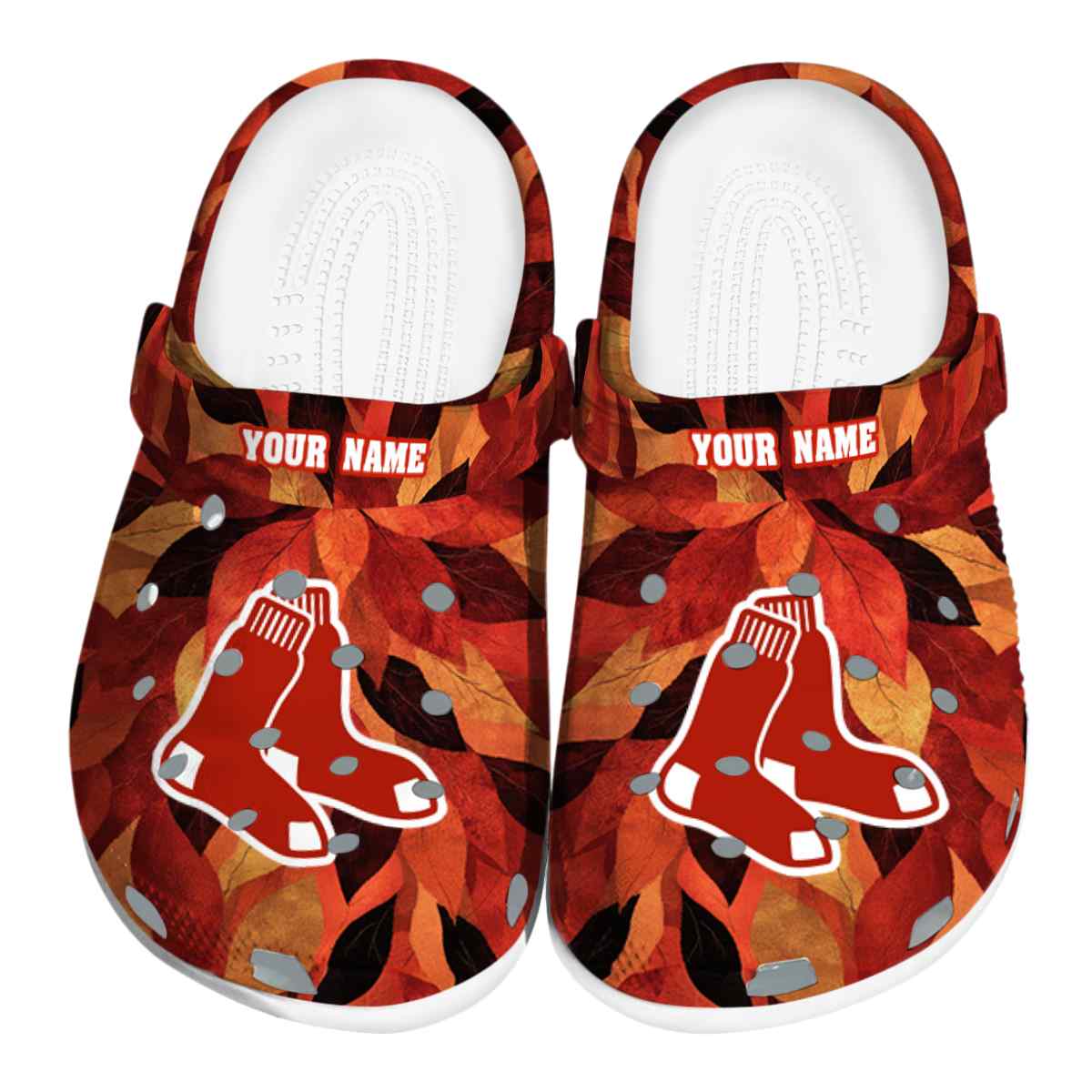 Boston Red Sox MLB Sport Crocs Crocband Clogs Shoes Comfortable For Men Women and Kids