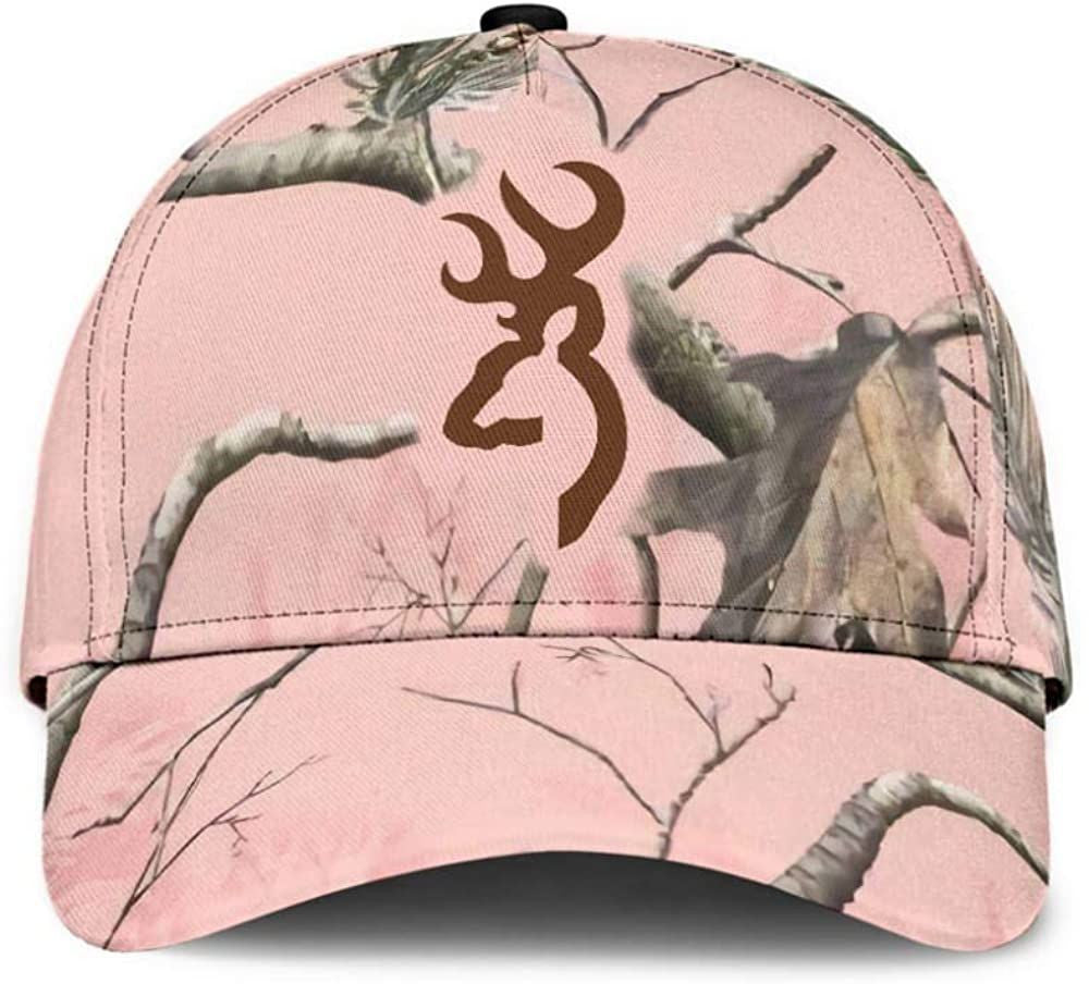 Bough Pink 3D Printed Unisex Hat Classic Cap, Baseball Cap Trucker Hats Custom Hats Gifts For Men & Women