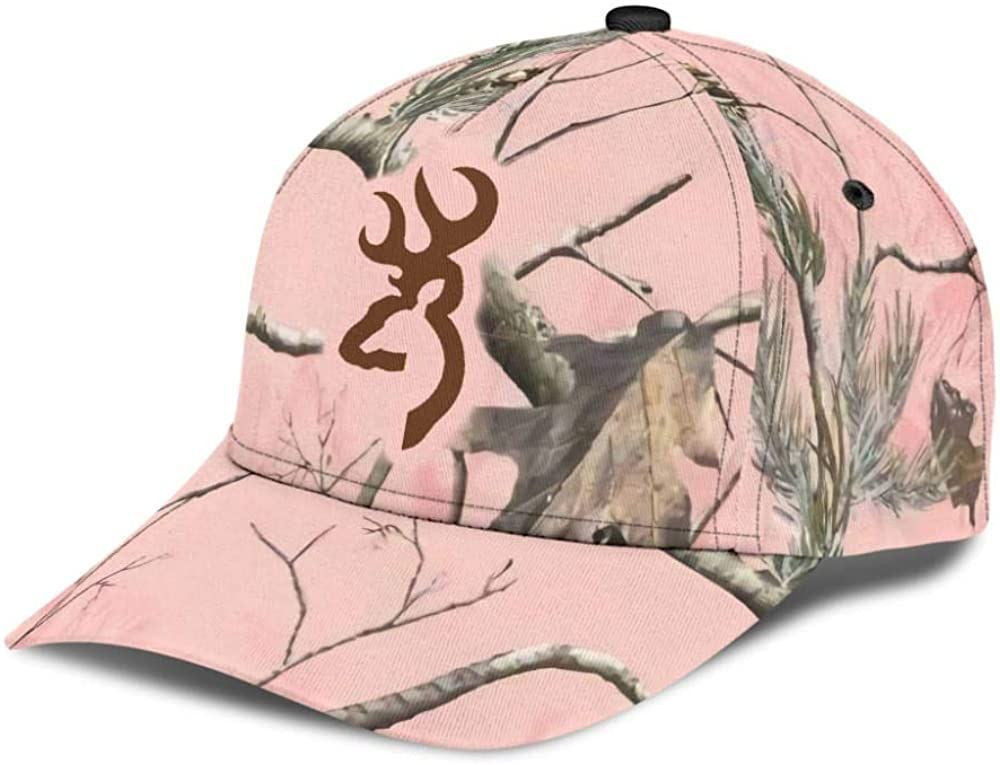 Bough Pink 3D Printed Unisex Hat Classic Cap, Baseball Cap Trucker Hats Custom Hats Gifts For Men & Women