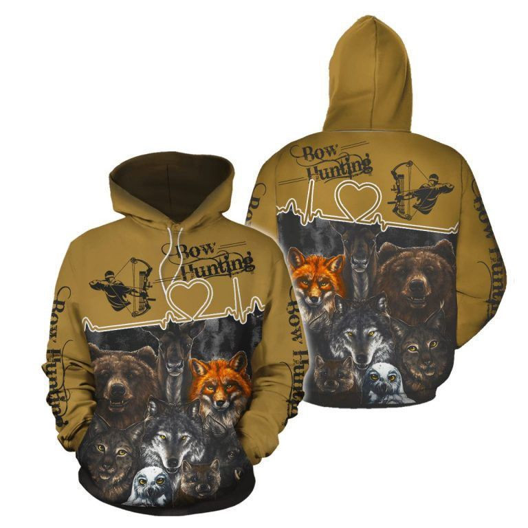 Bow Hunting 3D All Over Print Hoodie, Zip Hoodie